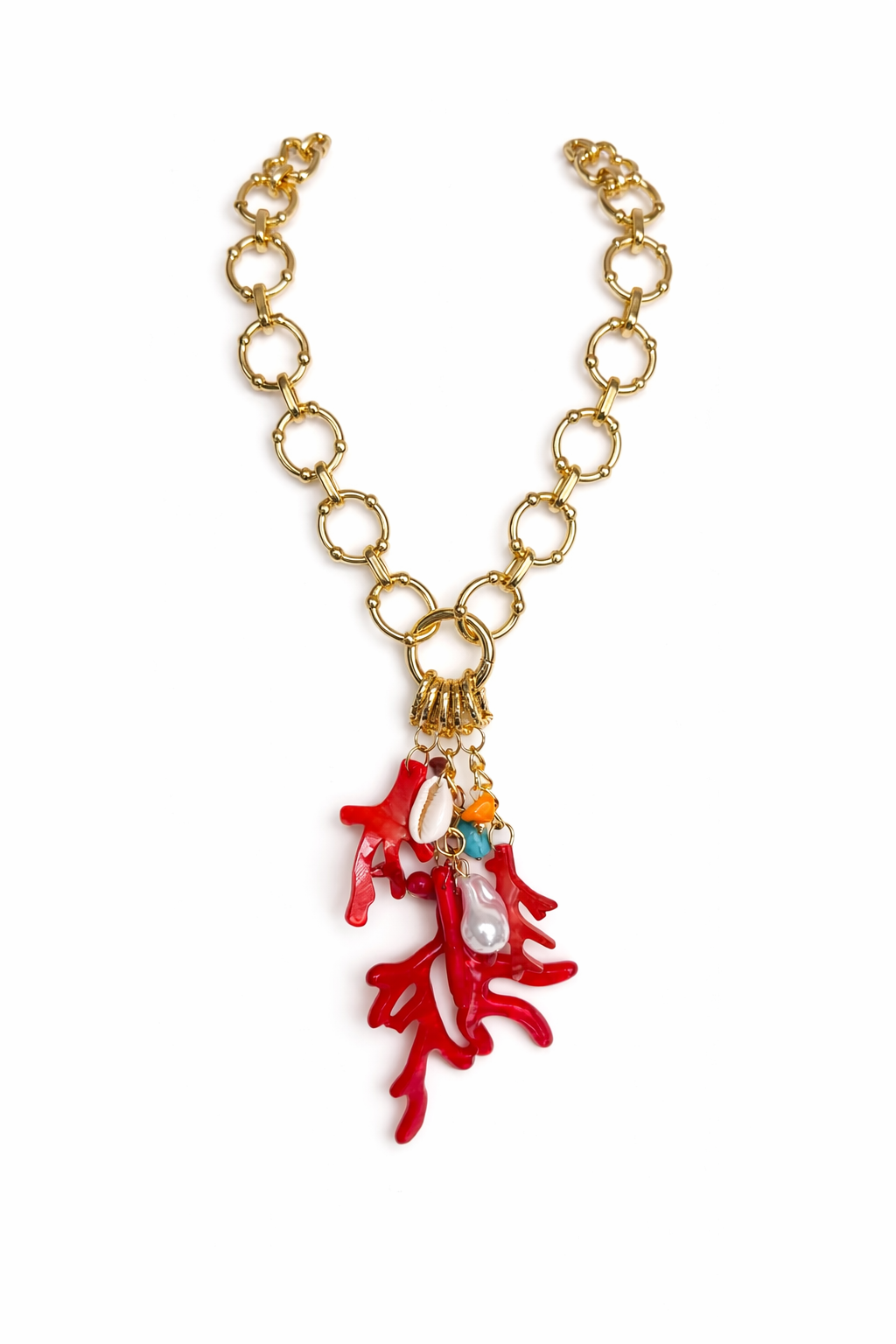 Capri Necklace in Red