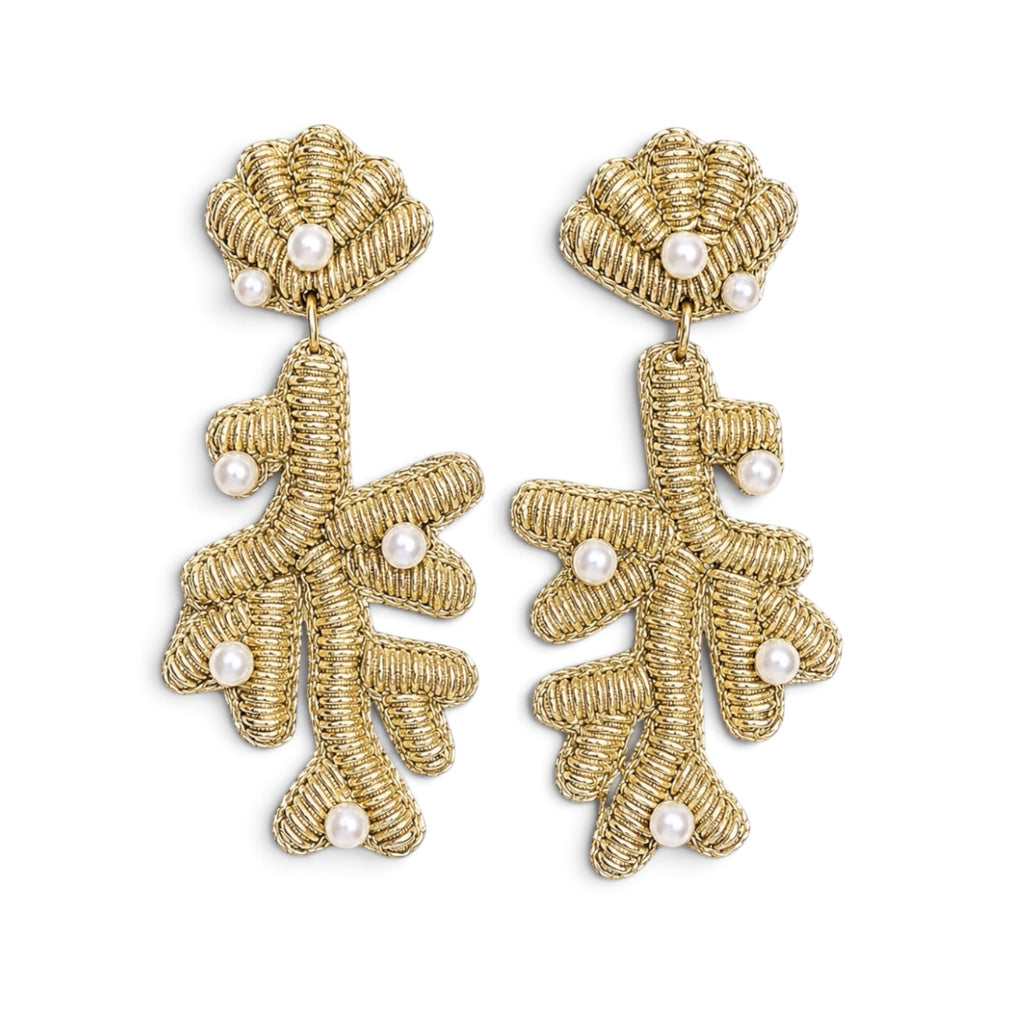Capri Earring in Gold by Beth Ladd Collections