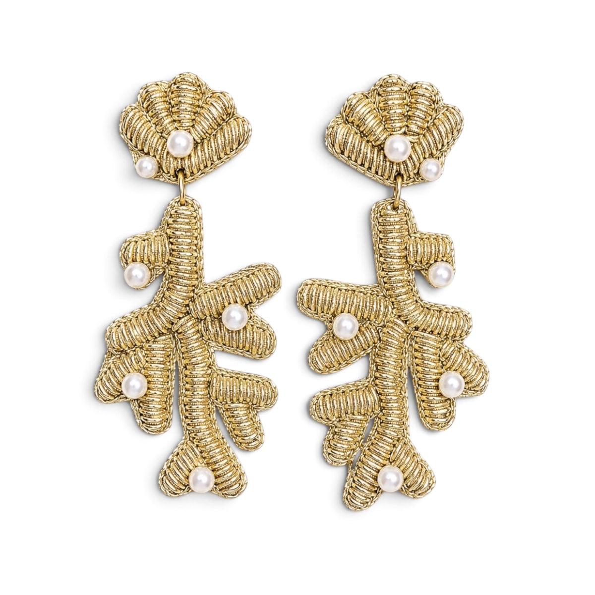 Capri Earring in Gold by Beth Ladd Collections