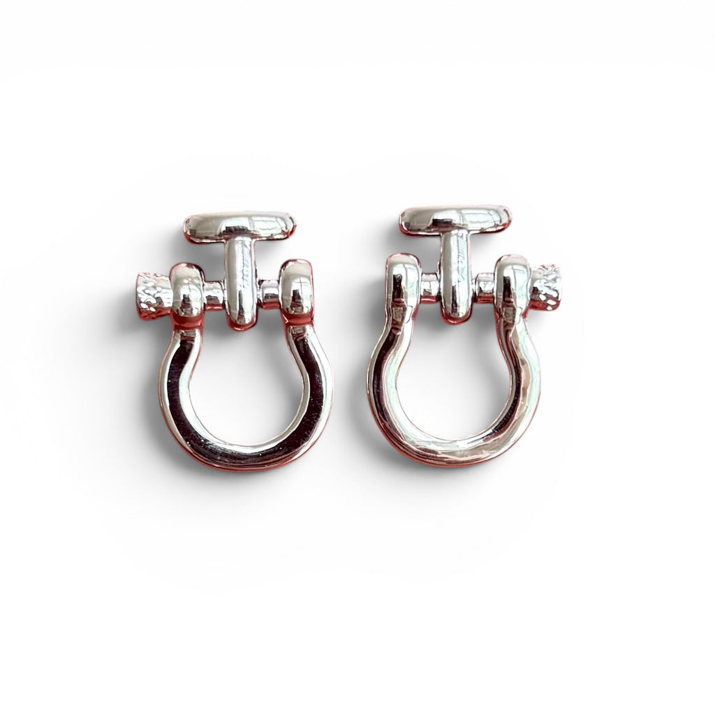 Morsetto Earring in Silver