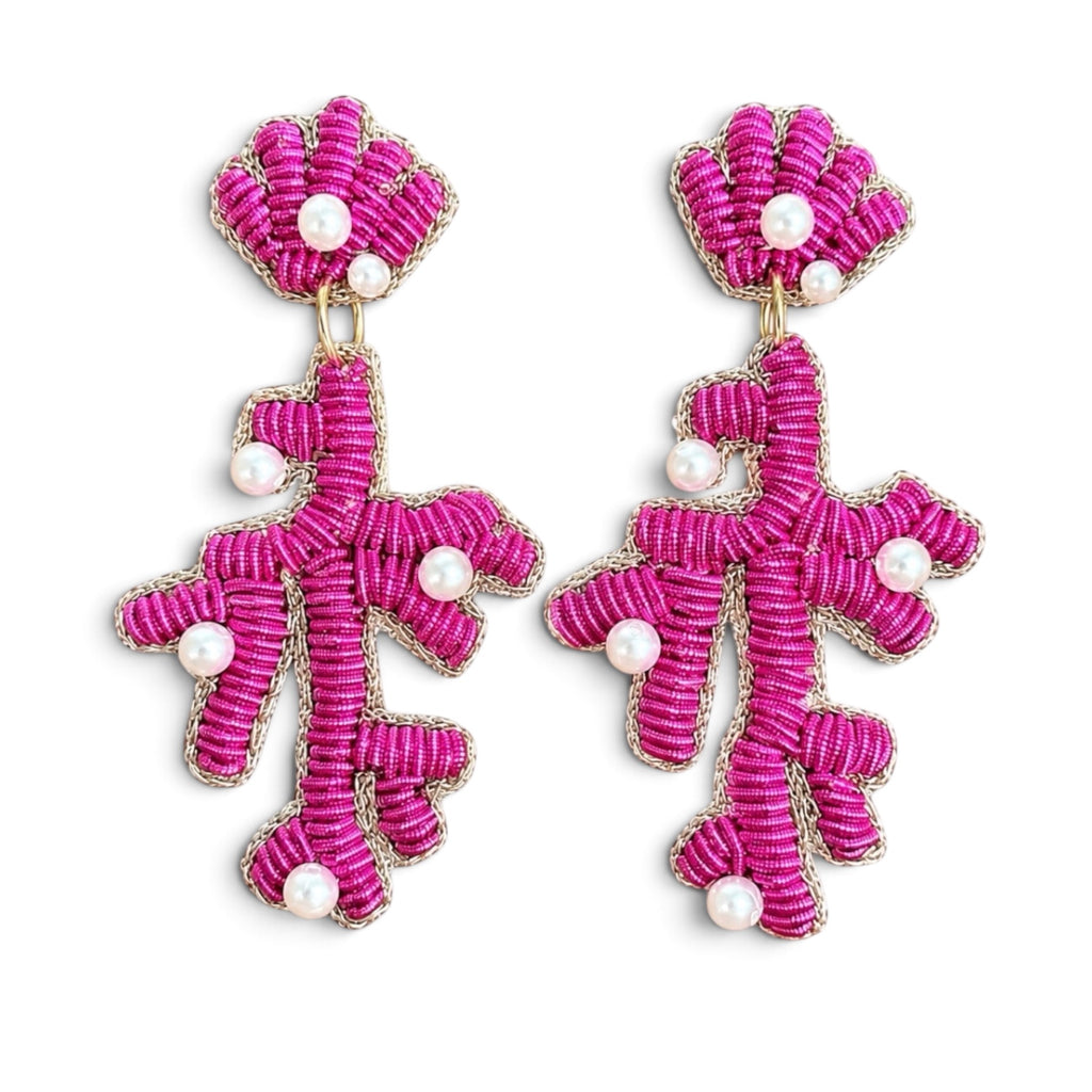 Capri Earring in Pink by Beth Ladd Collections