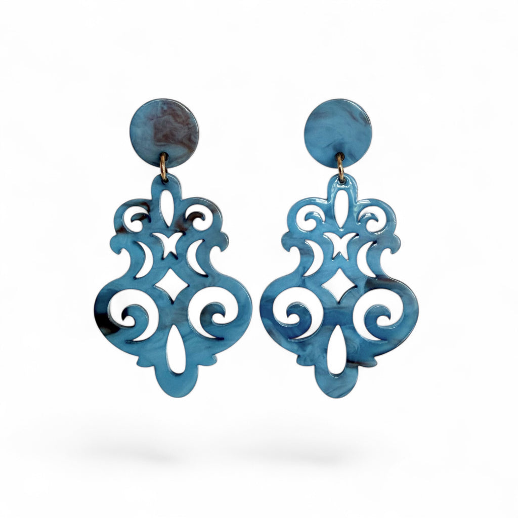 Lucca Earring in Sky Blue