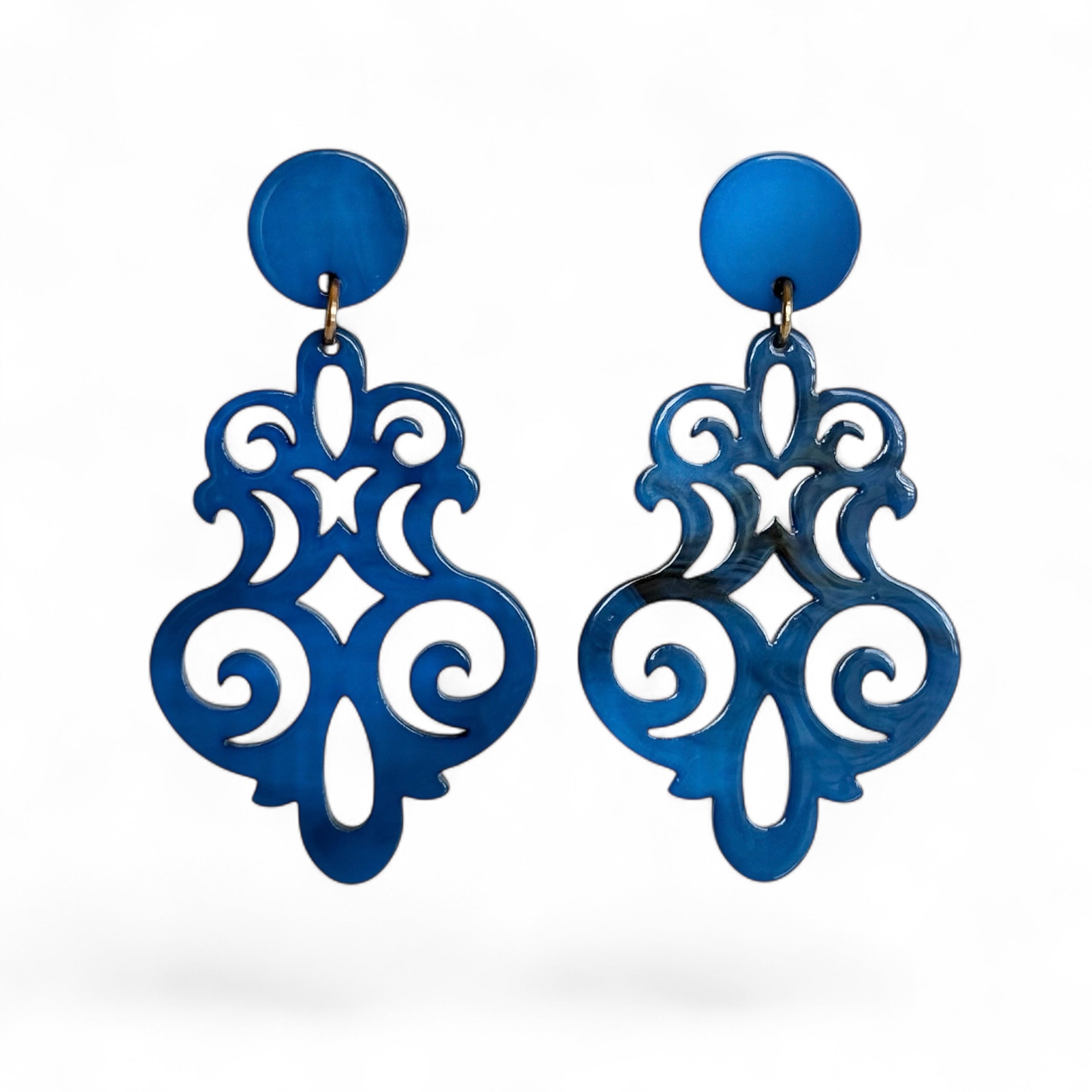 Lucca Earring in Cerulean Blue