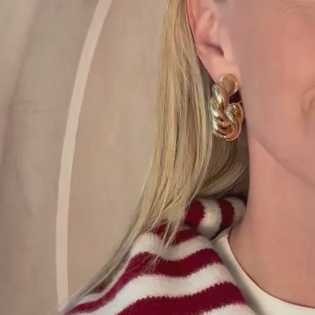 Corda Earring in Gold