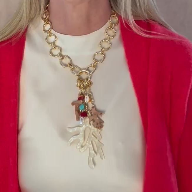 Capri Necklace in White